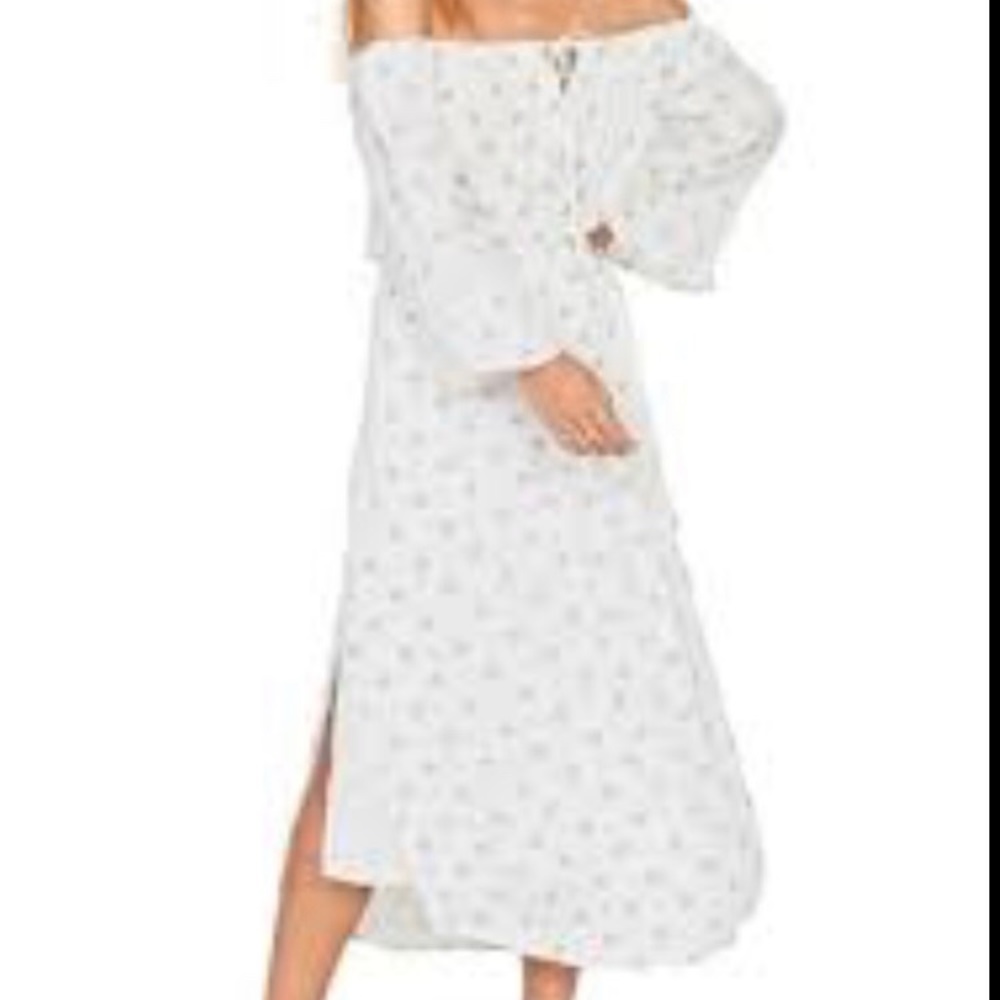 Amuse Society Boho Patterned Off Shoulder Dress